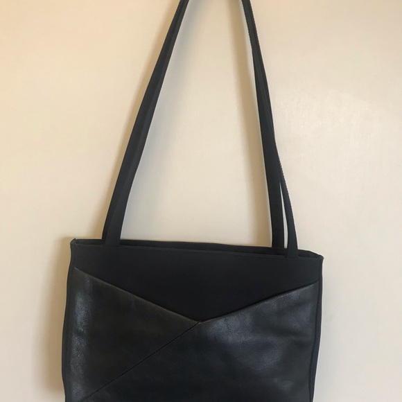 Hush Puppies dark navy leather bag - Picture 3 of 8